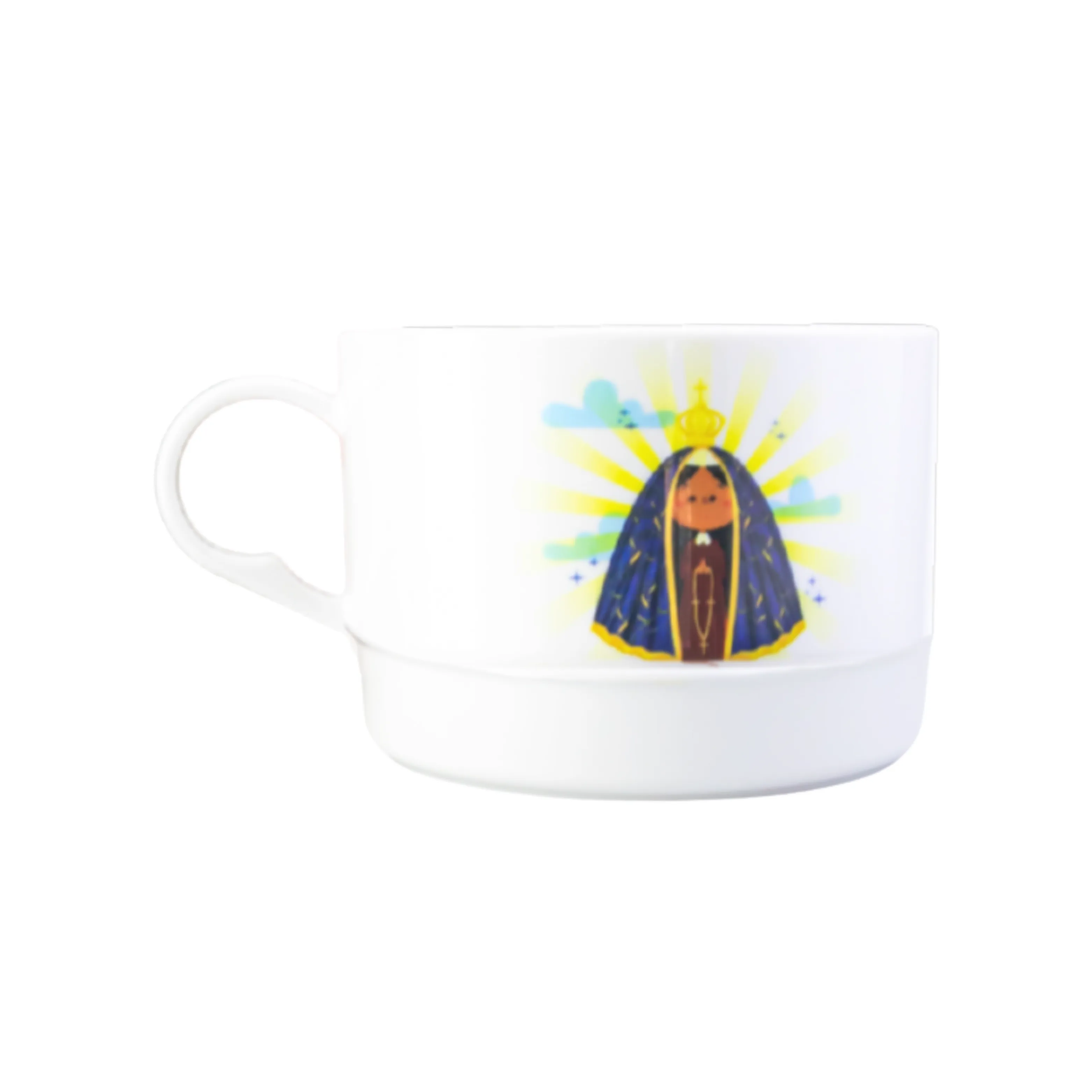 XÍCARA EMPILHÁVEL 210 ML - NOSSA SENHORA
