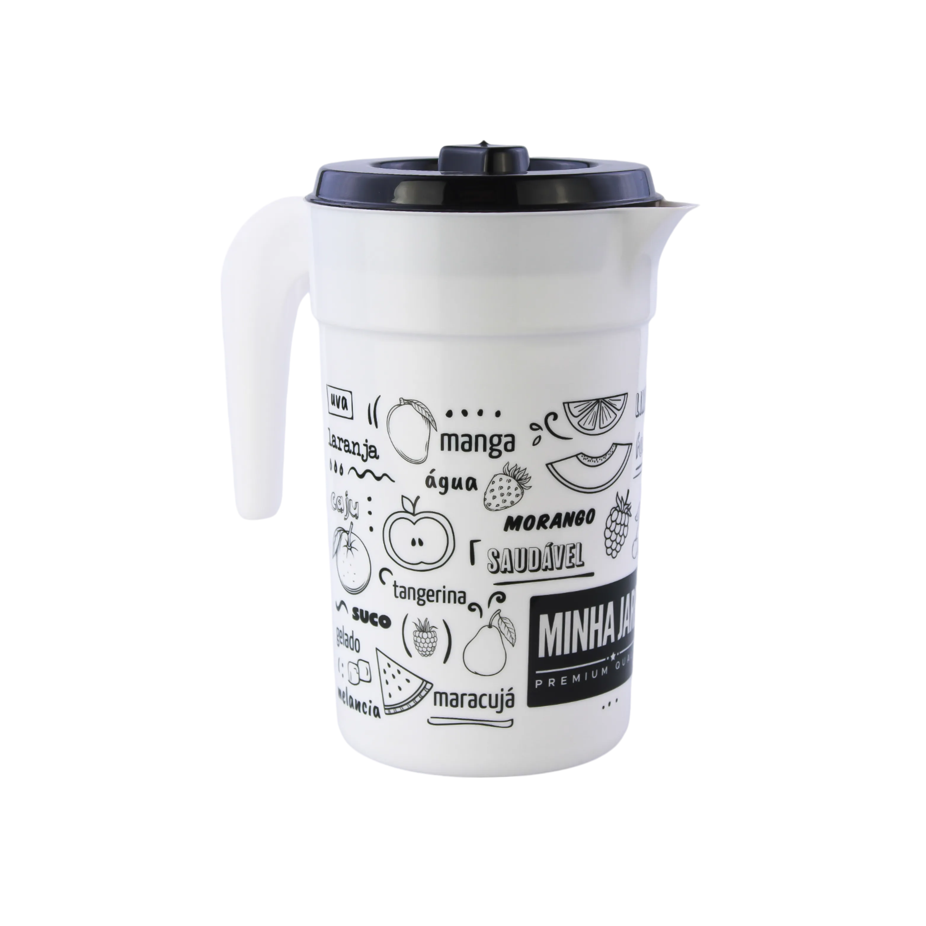 JARRA DE PLÁSTICO 2L - BLACK