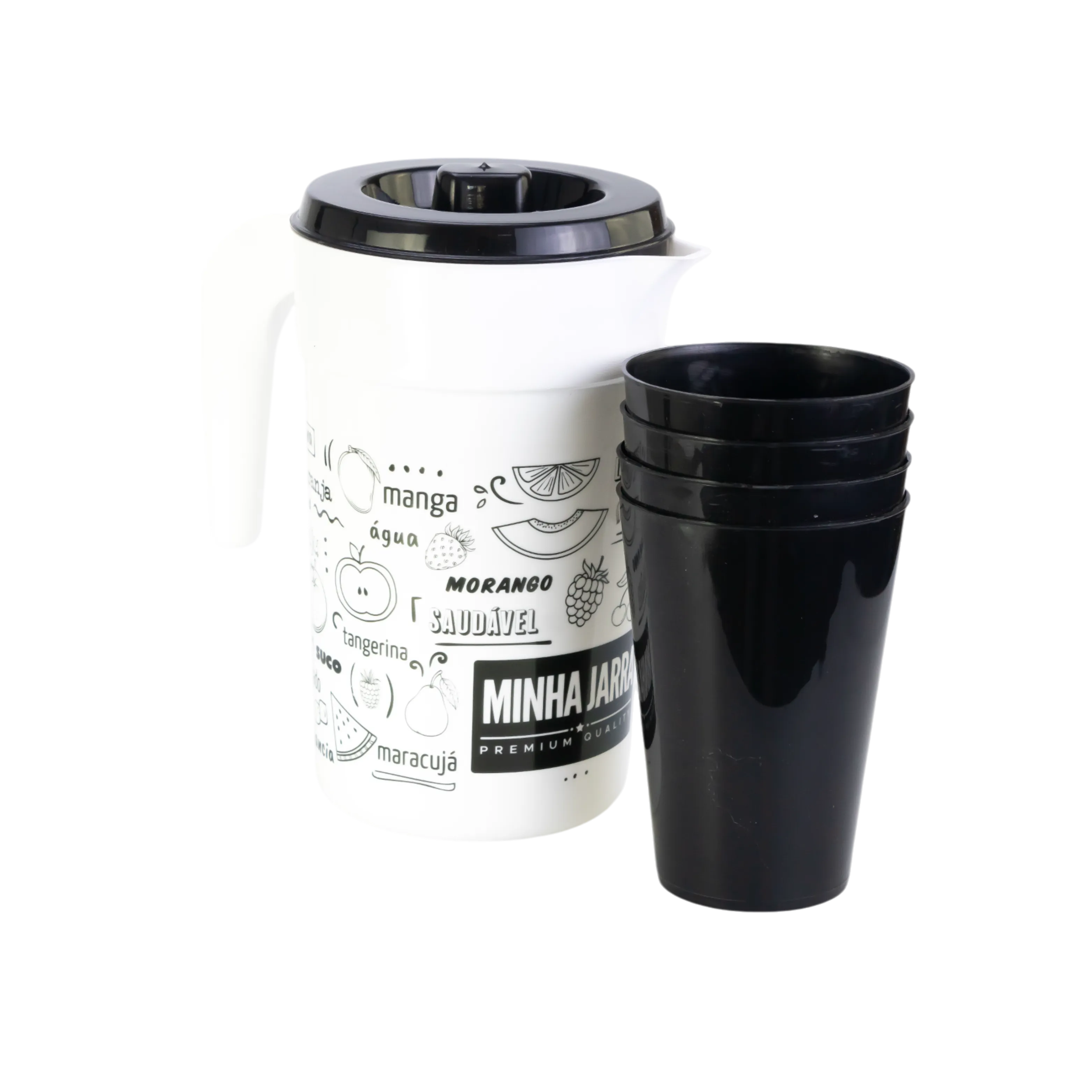 JARRA BLACK 2 LITROS + 4 COPOS