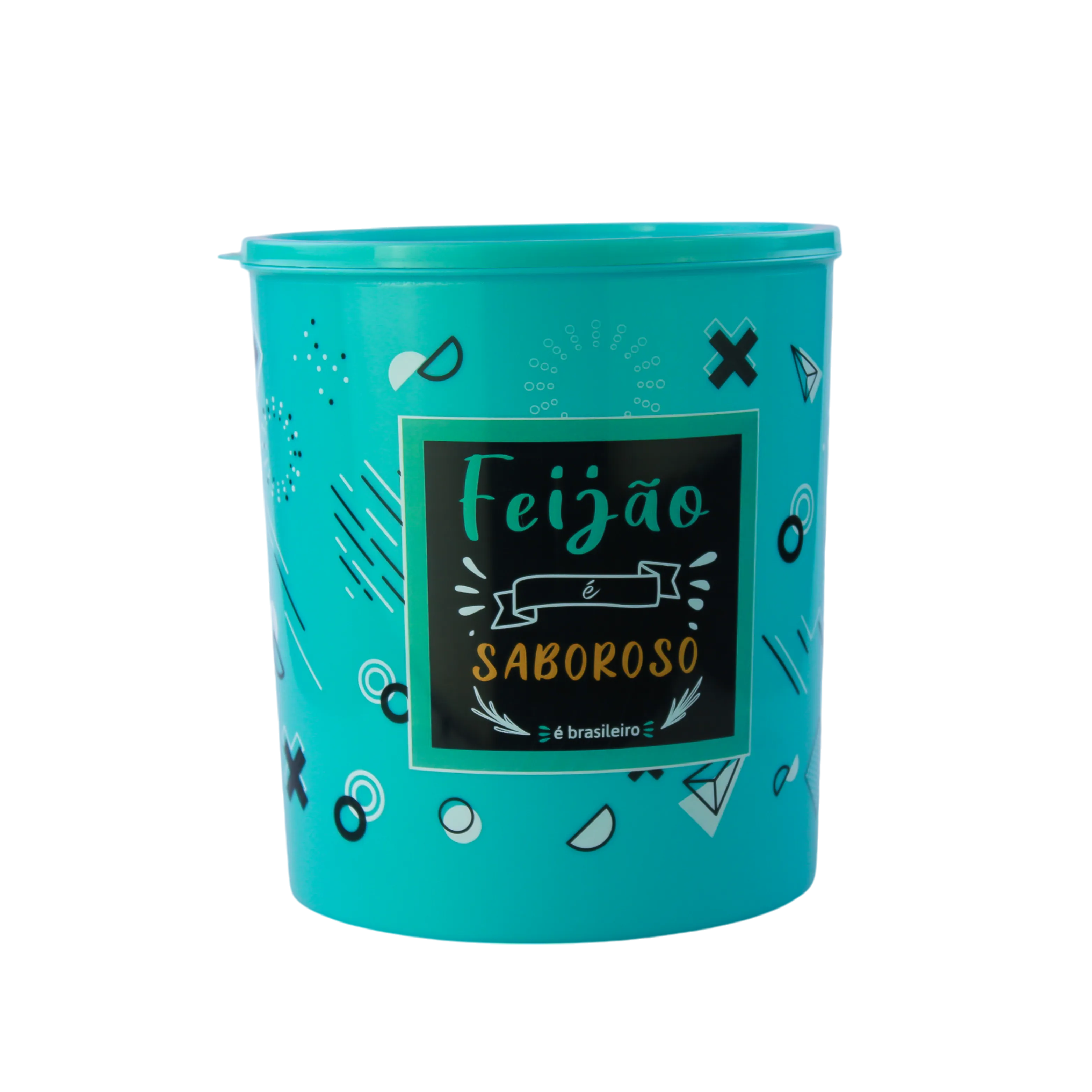 POTE MULTIUSO COLORIDO LINHA COLORS 4L - 2 - FEIJÃO