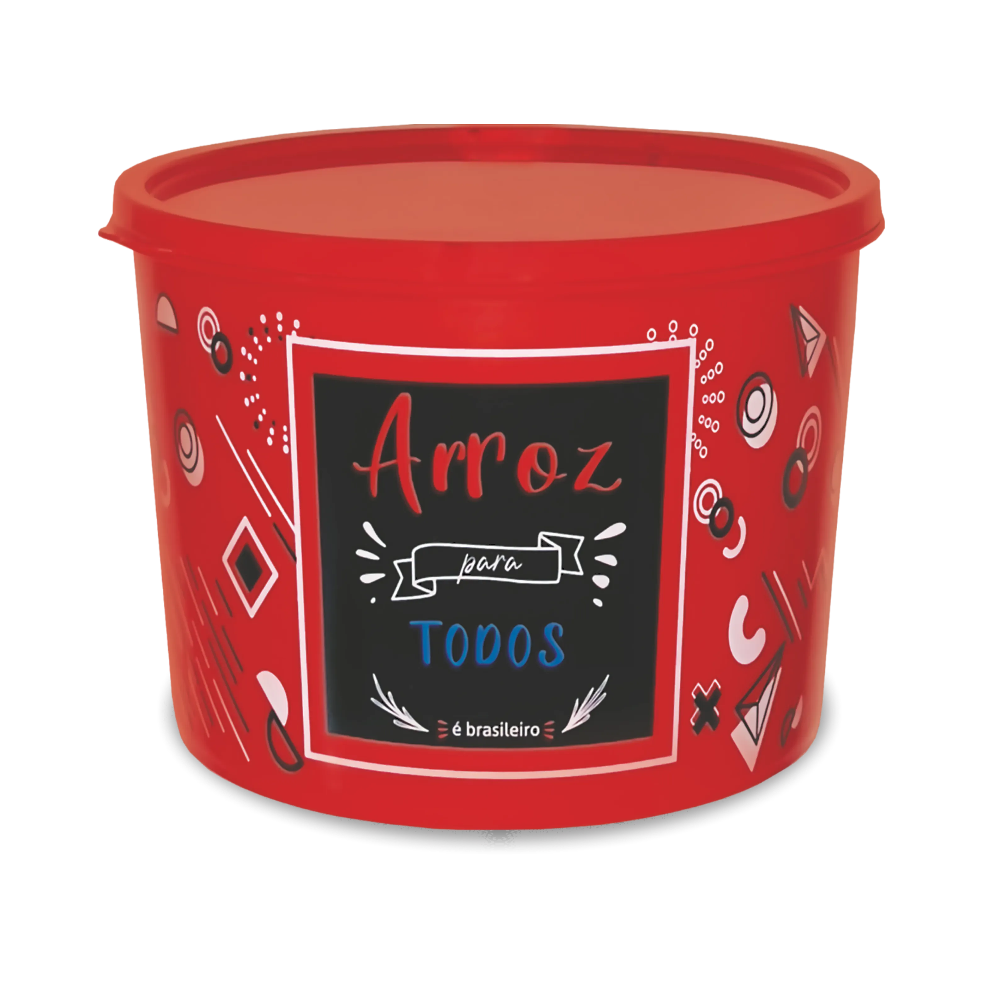 POTE MULTIUSO COLORIDO LINHA COLORS 2L - 1 - ARROZ