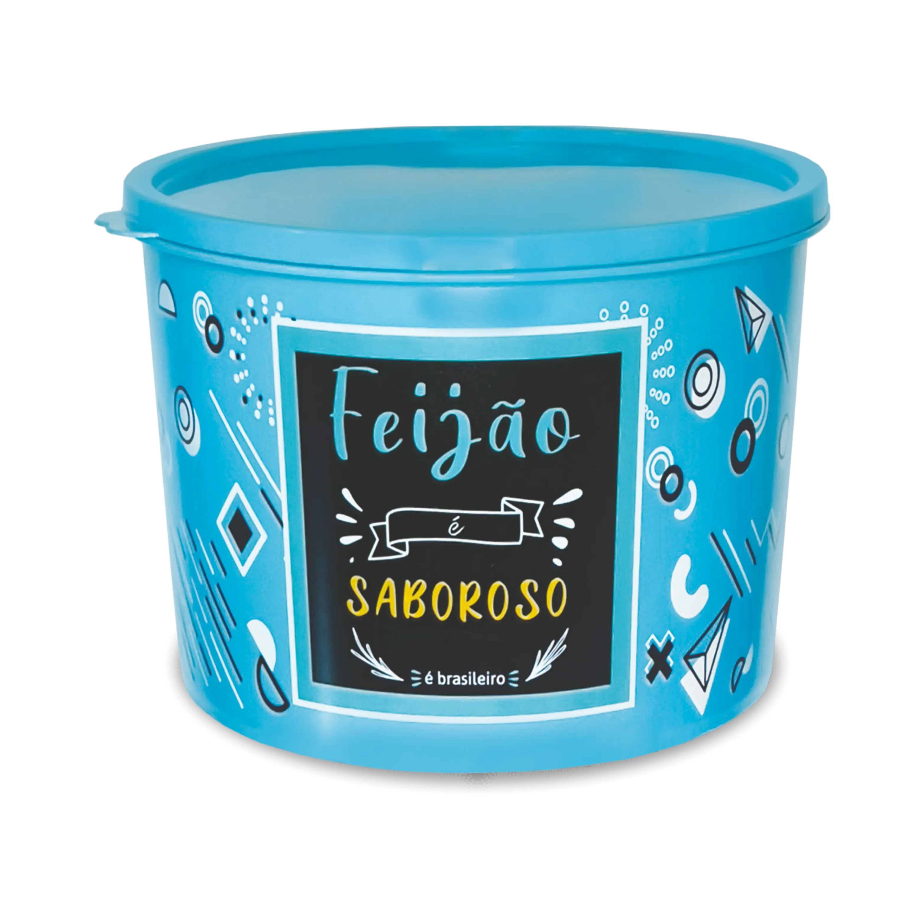 POTE MULTIUSO COLORIDO LINHA COLORS 2L - 2 - FEIJÃO