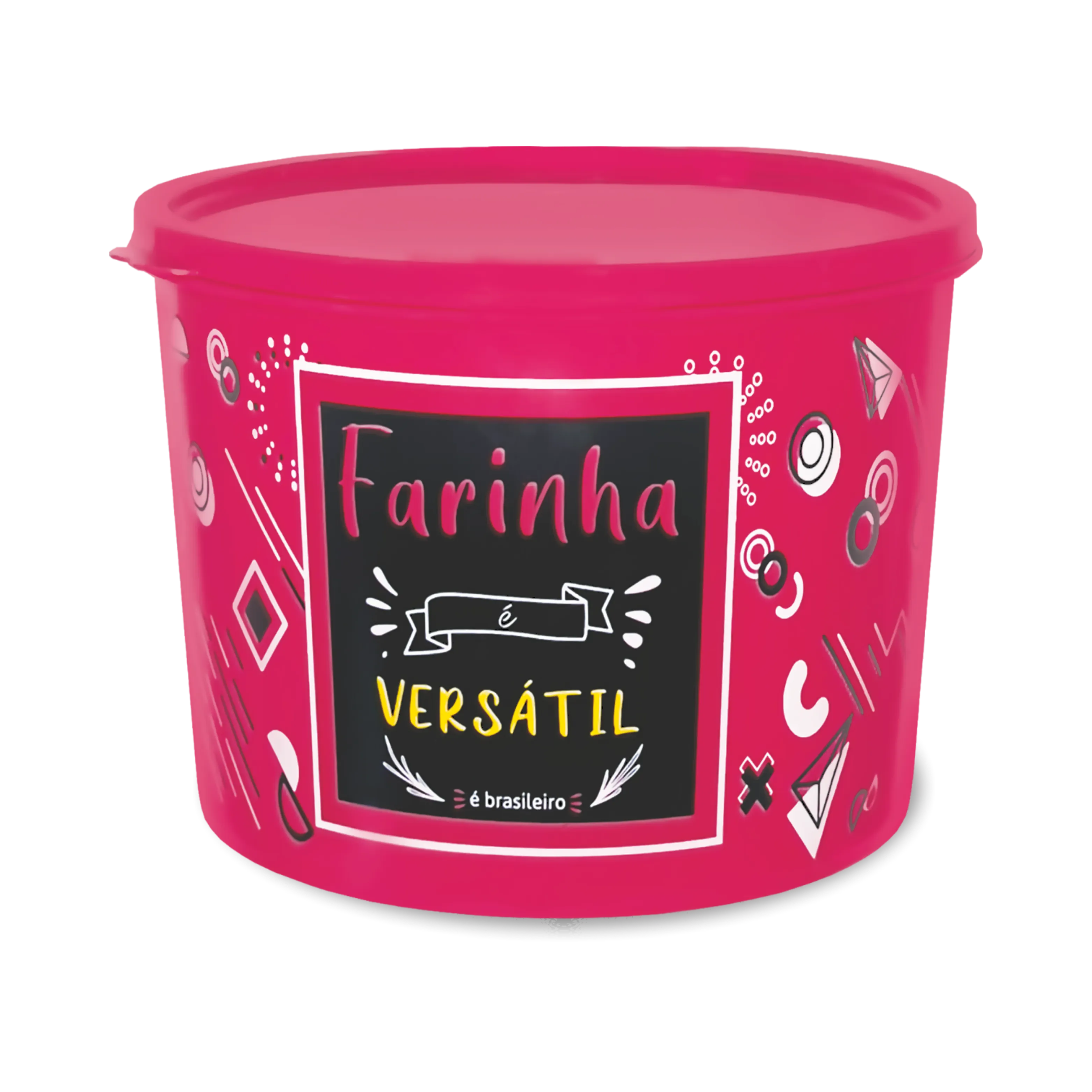 POTE MULTIUSO COLORIDO LINHA COLORS 2L - 4 - FARINHA