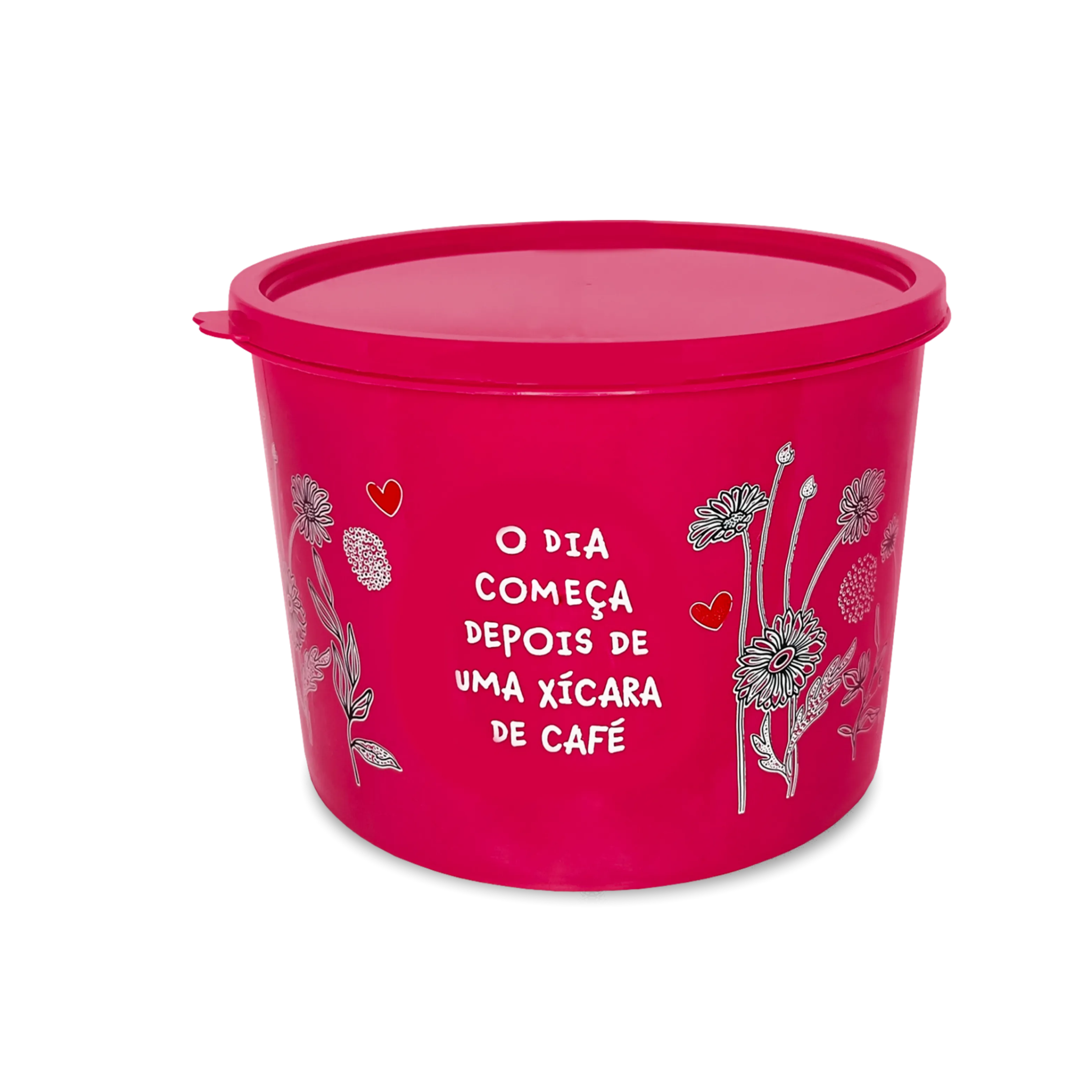 POTE MULTIUSO COLORIDO FRASES 2L - PINK