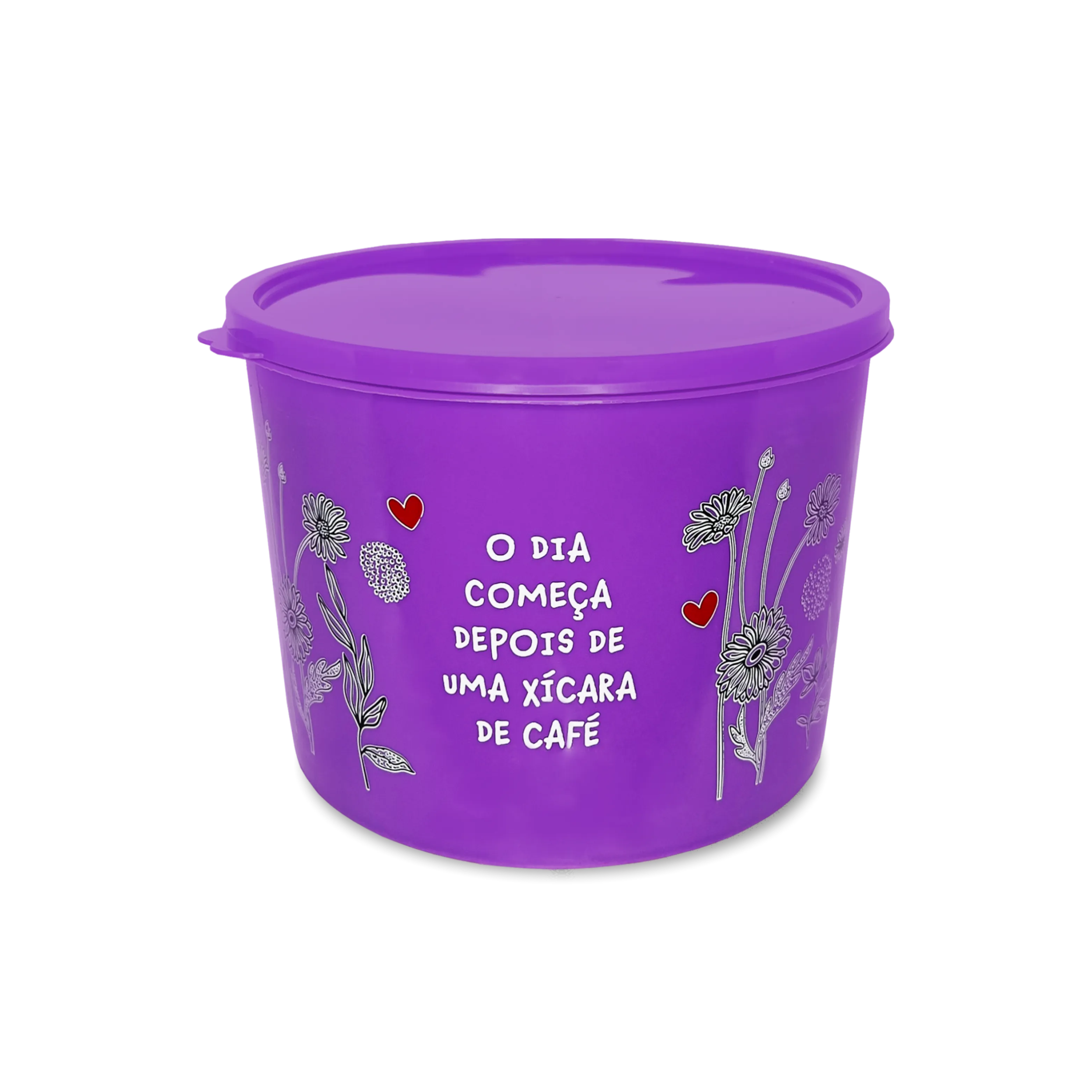 POTE MULTIUSO COLORIDO FRASES 2L - ROXO