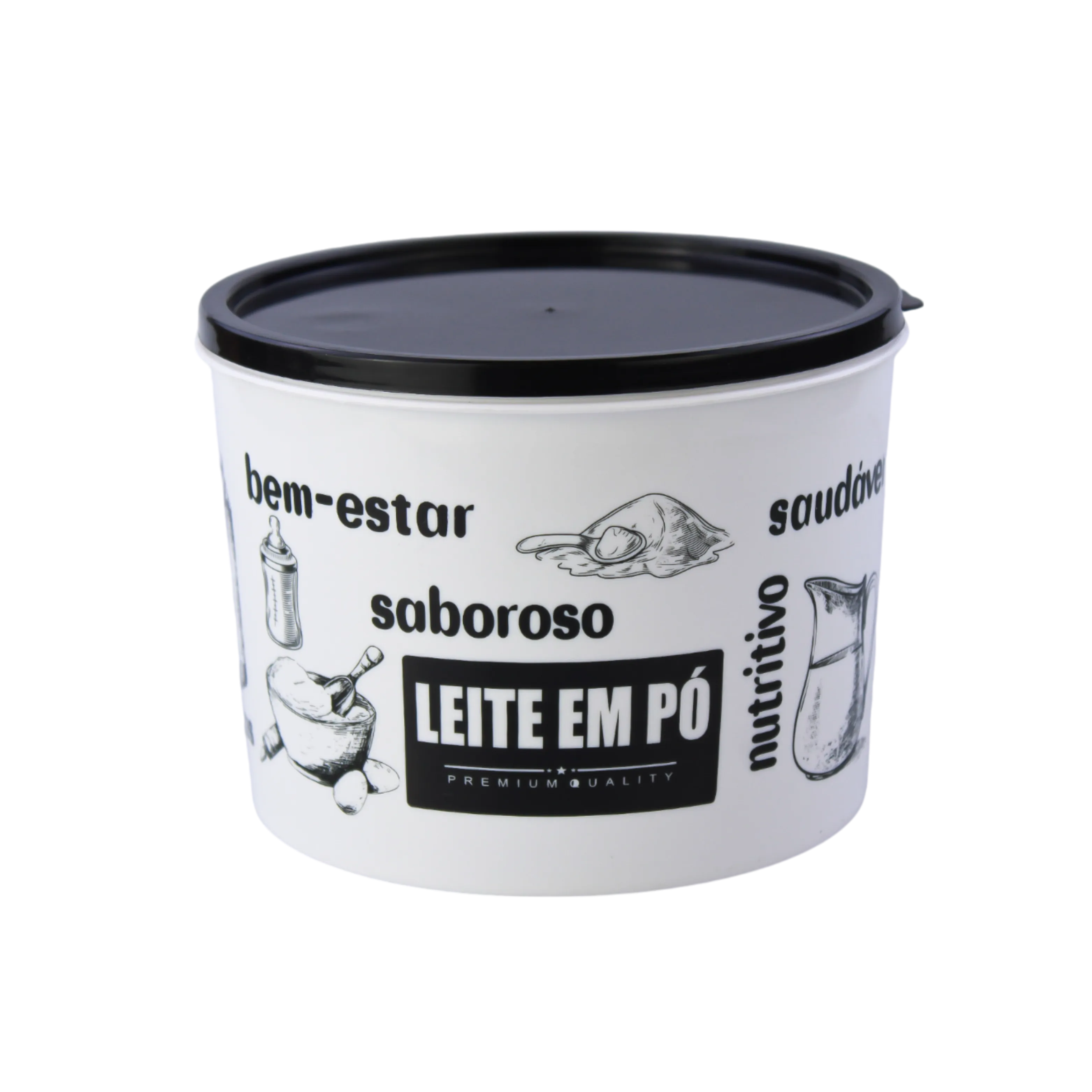 POTE MULTIUSO BLACK 1L - 8 - LEITE EM PÓ