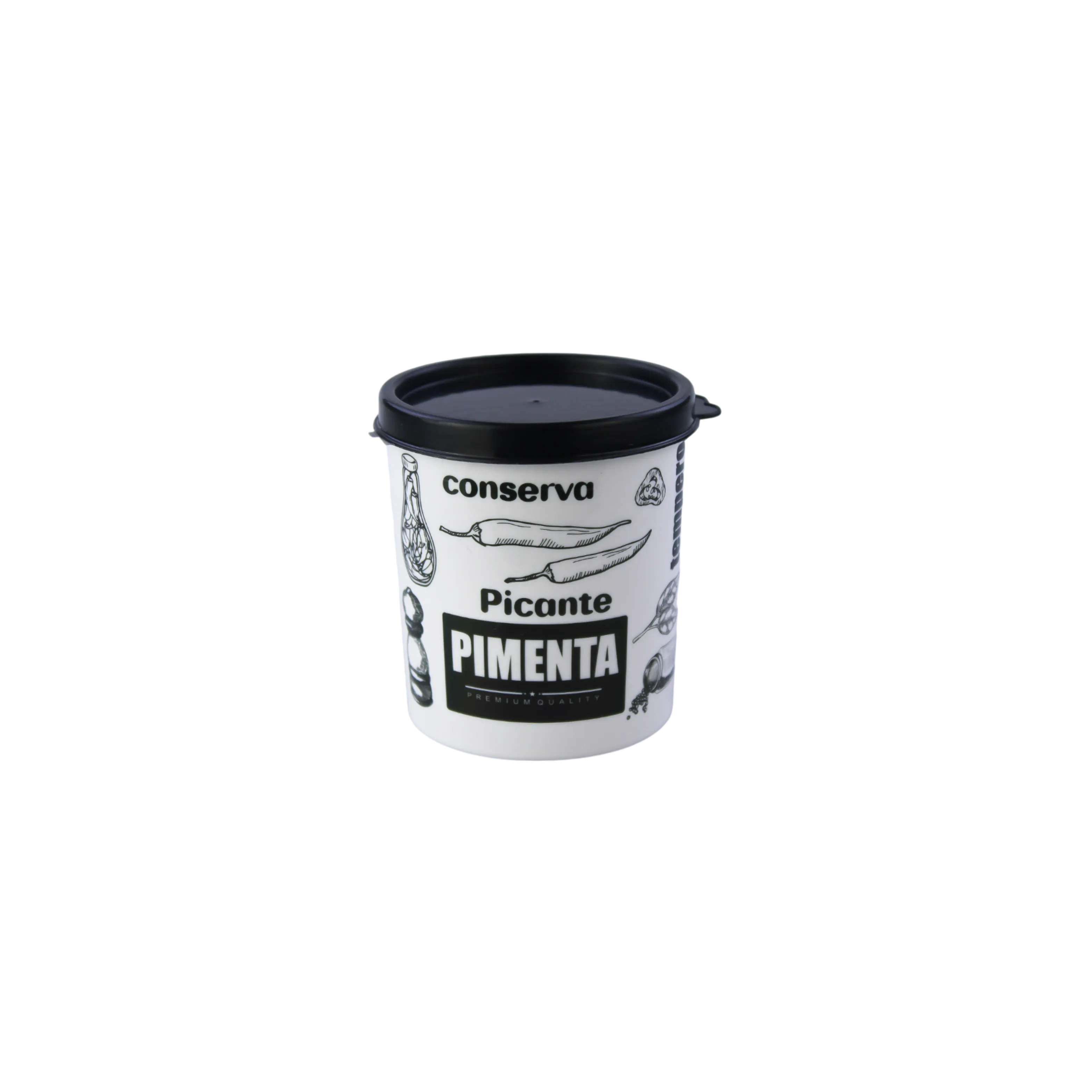POTE MULTIUSO 200ML BLACK - 15 - PIMENTA