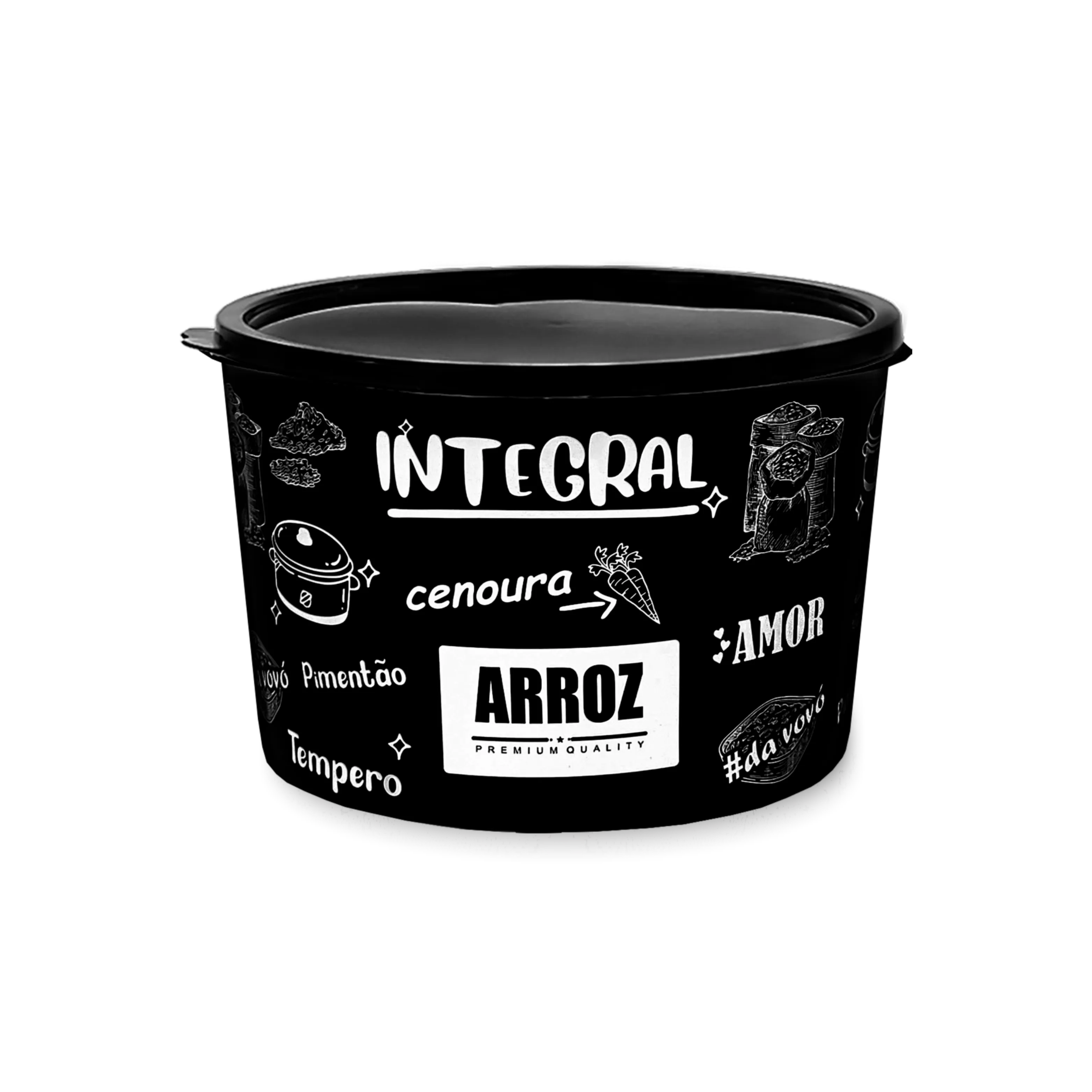 POTE MULTIUSO BLACK PT 2L - 1 - ARROZ