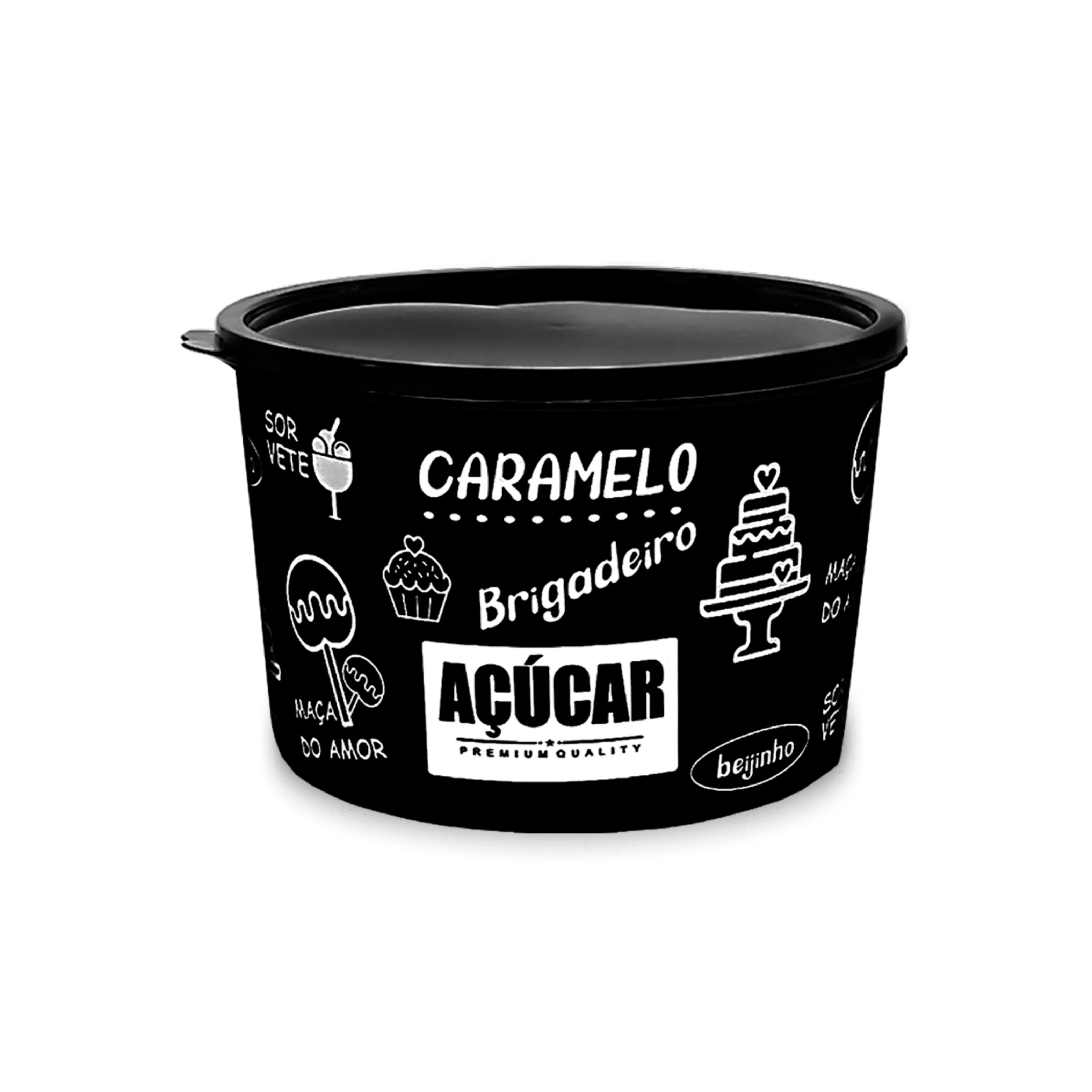POTE MULTIUSO BLACK PT 2L - 3 - AÇÚCAR