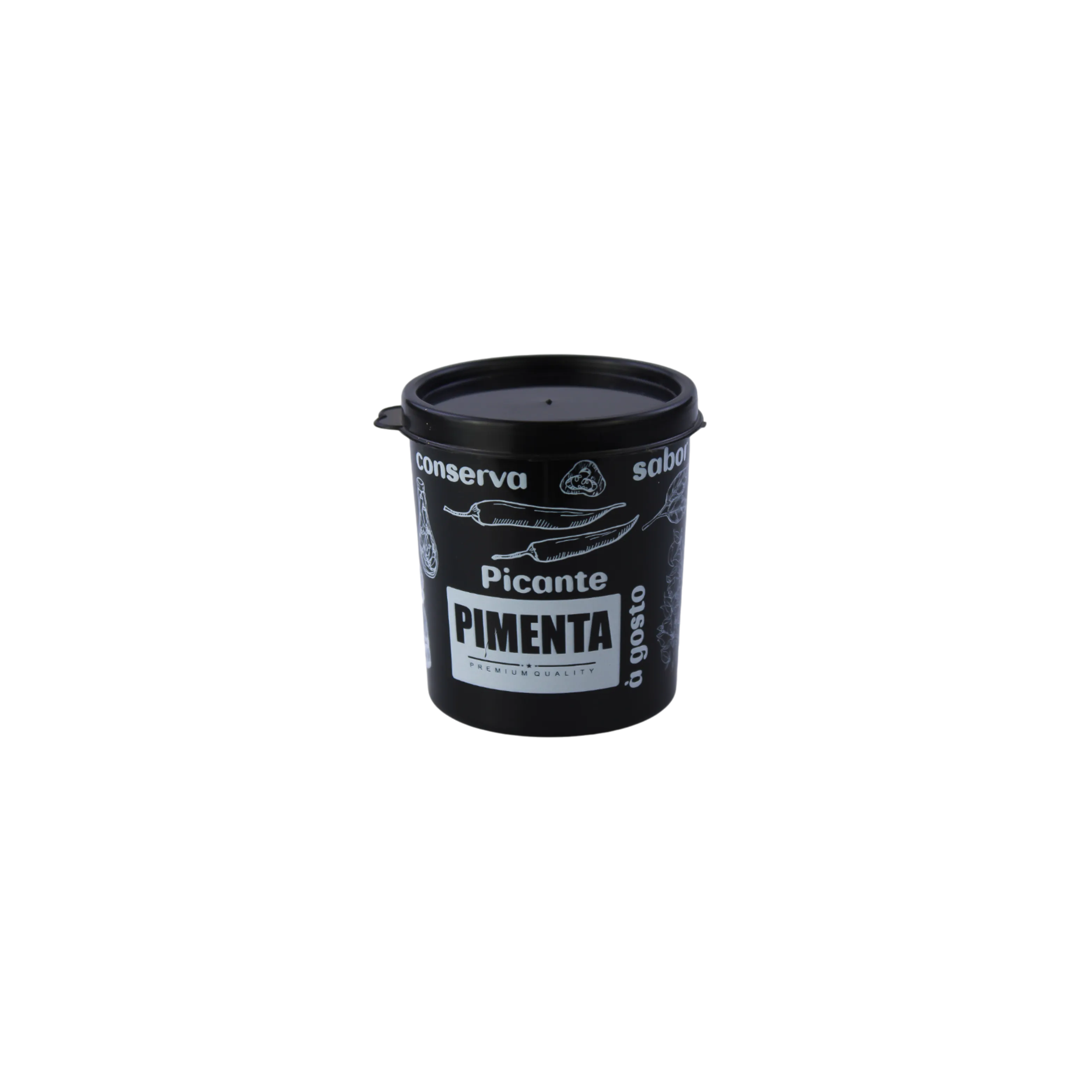 POTE MULTIUSO 200ML BLACK PT - 15 - PIMENTA