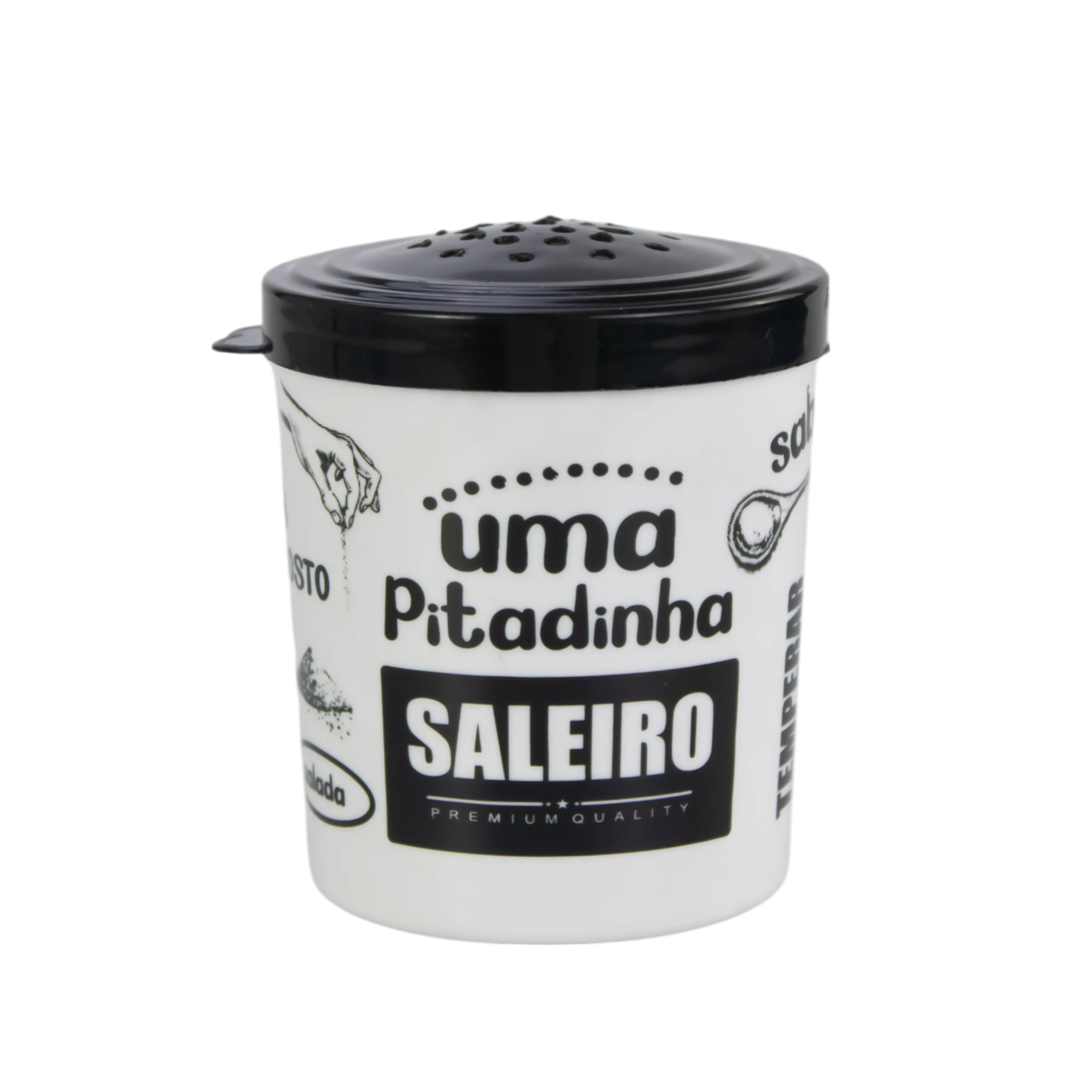 POTE MULTIUSO 200 ML BLACK - TAMPA SALEIRO