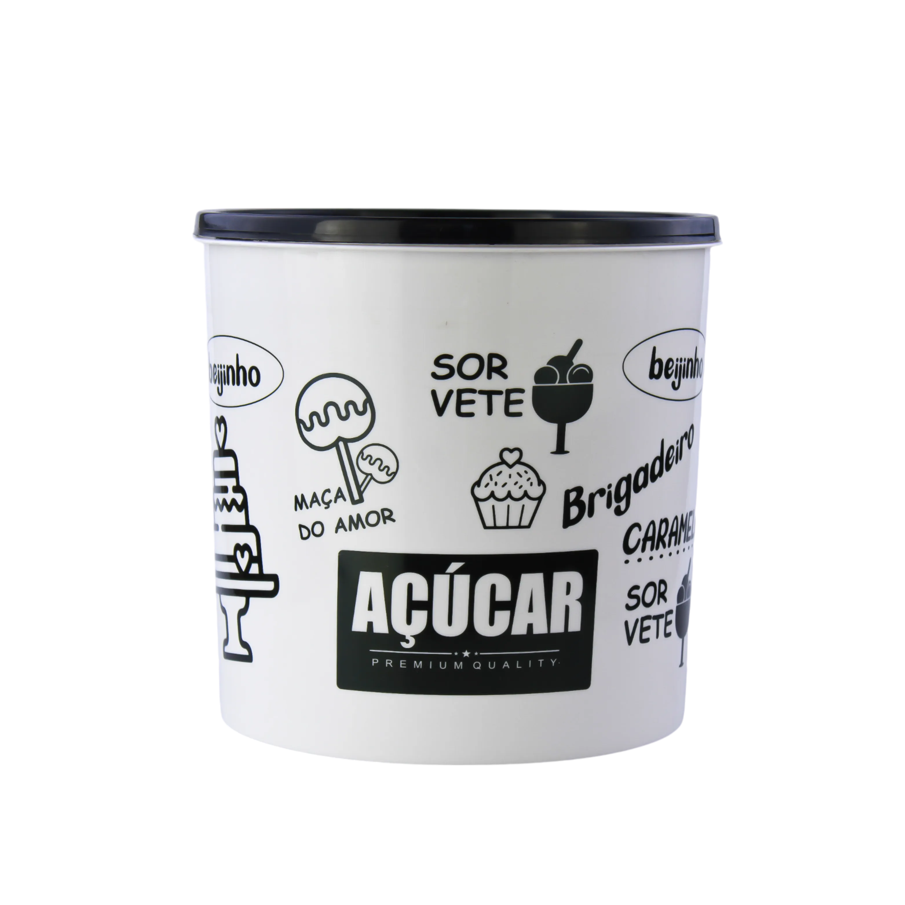 POTE MULTI USO BLACK 6L - 3 - AÇUCAR