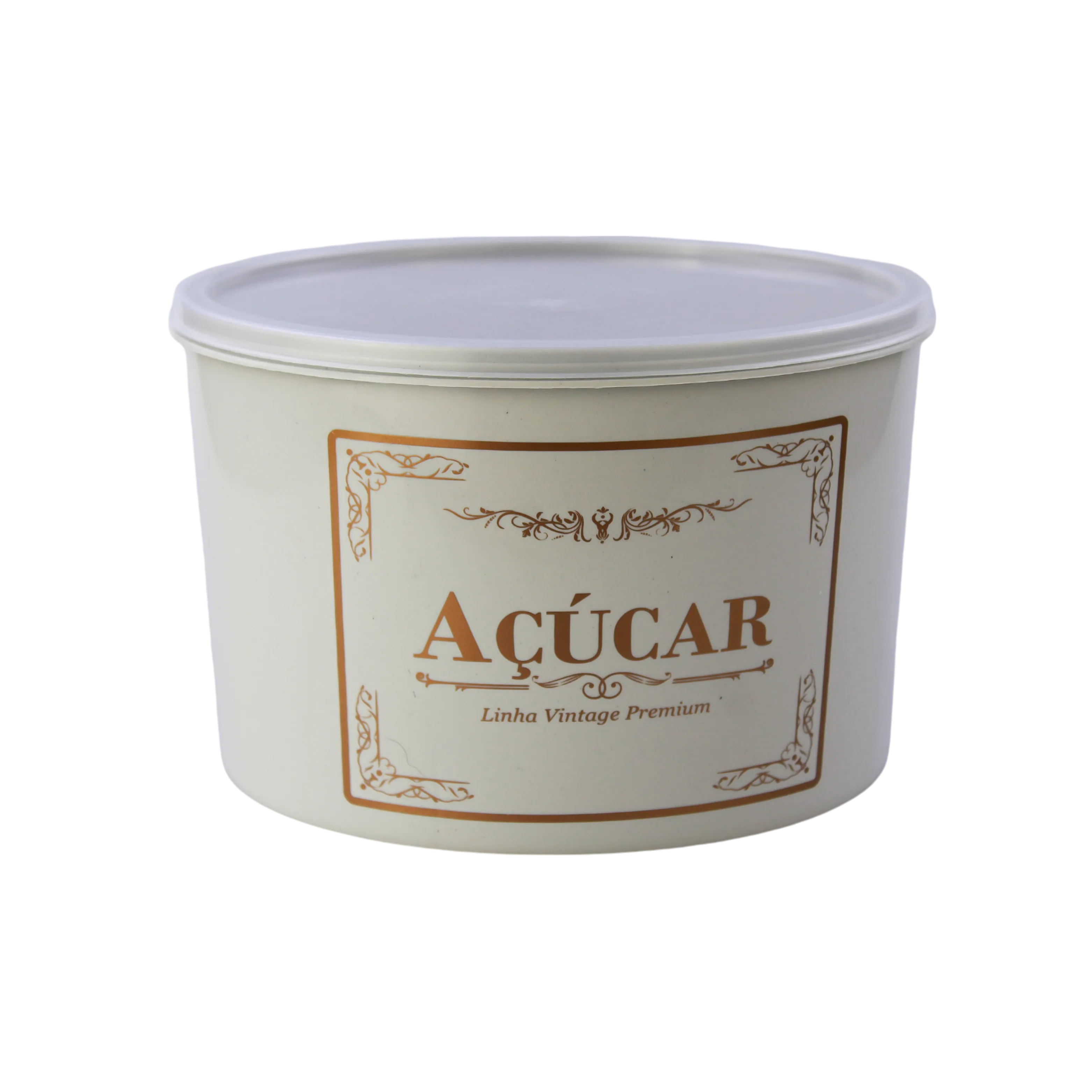 POTE MULTIUSO OFF WHITE ECO FRONTAL VINTAGE 2L - 3 AÇUCAR