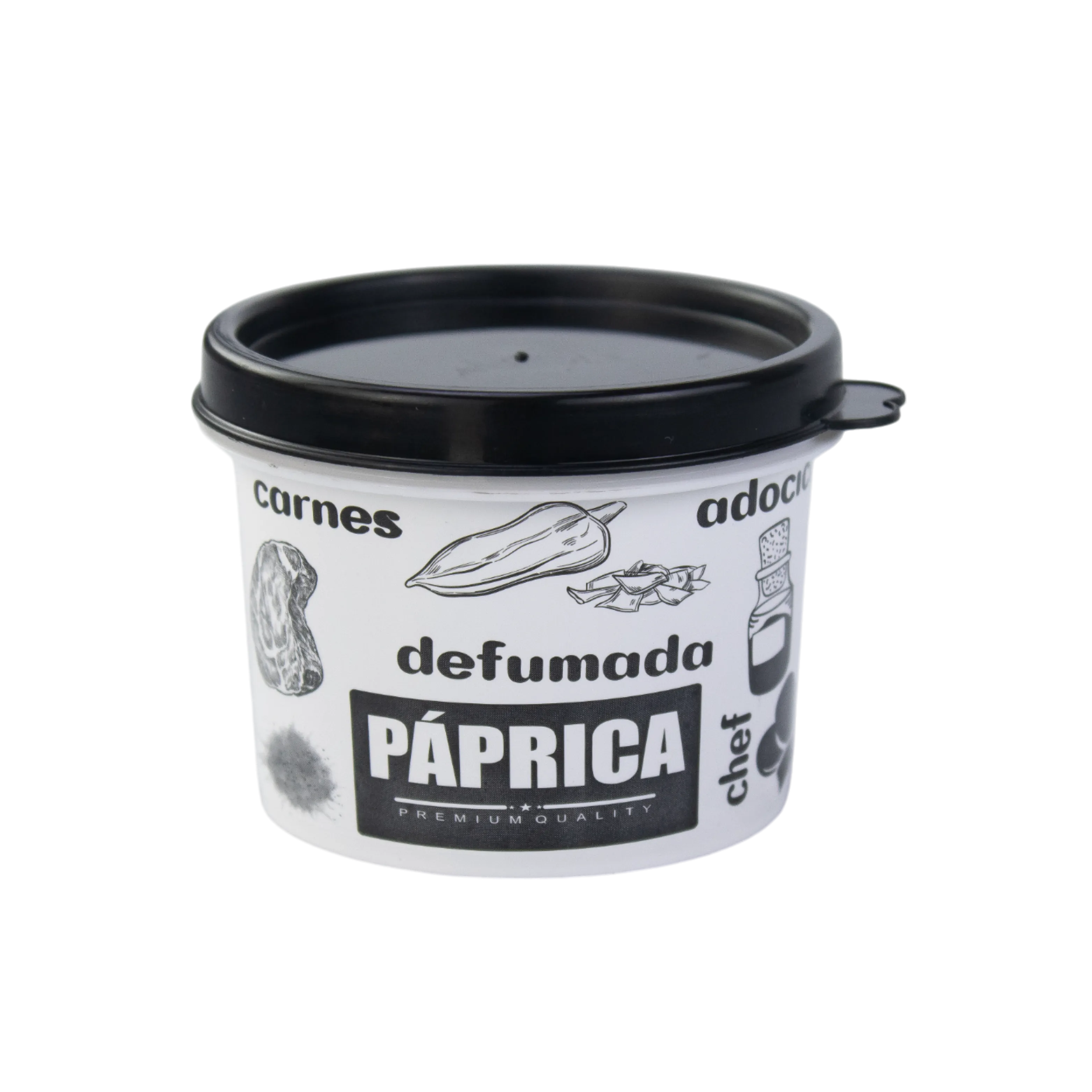POTE MULTI USO 140ML BLACK - PÁPRICA