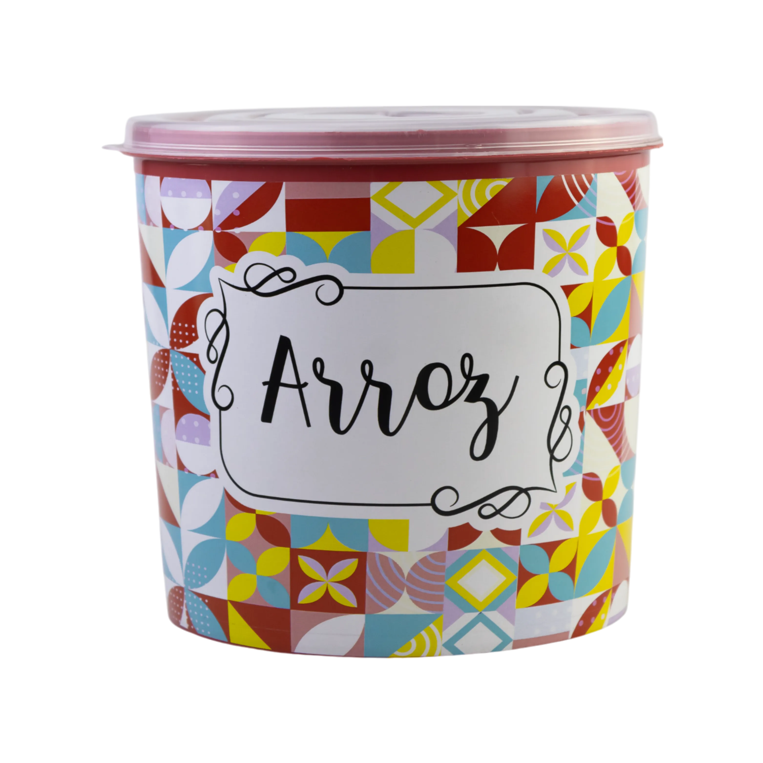 POTE 2L DECORADO MOSAICO - ARROZ