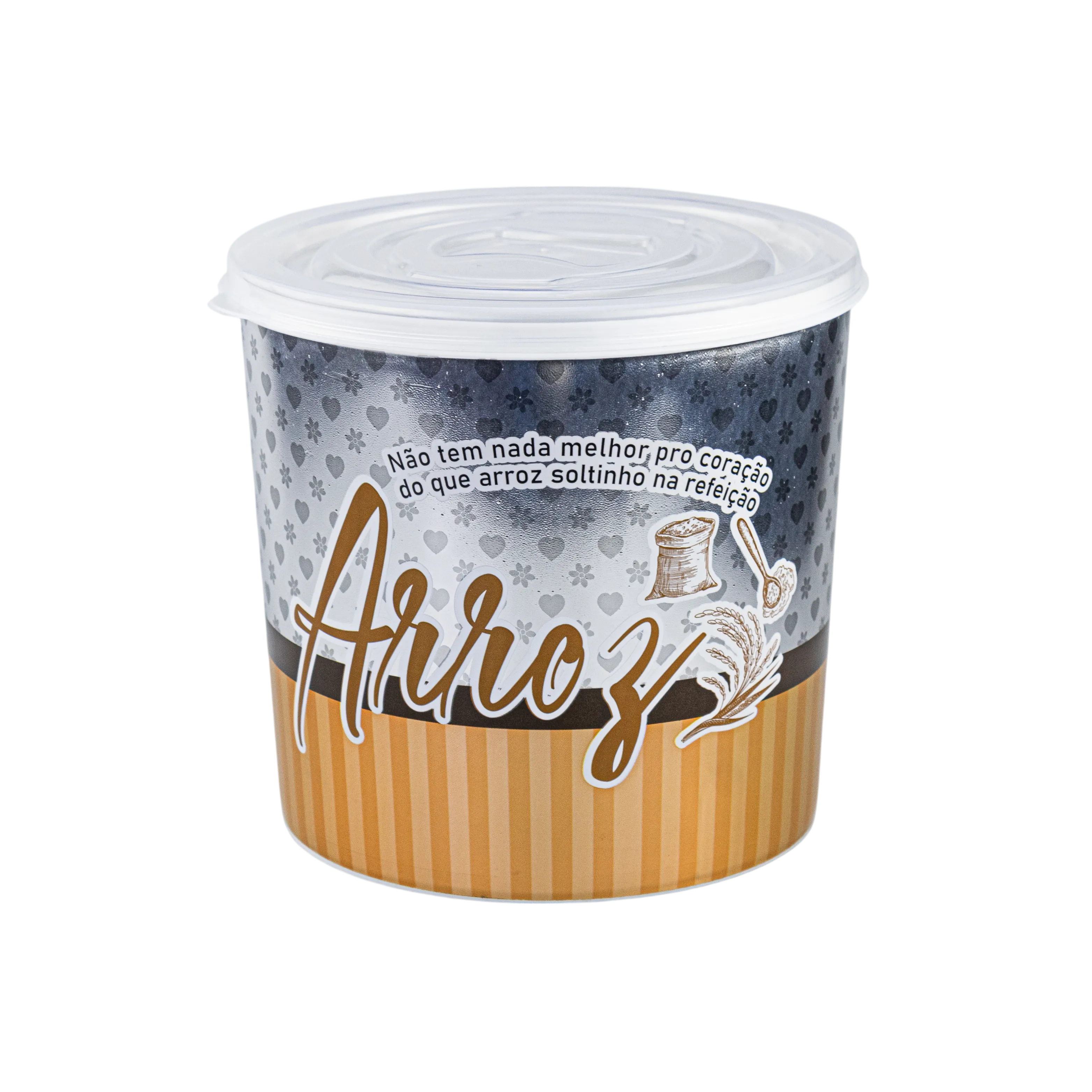 POTE 2L DECORADO CHARME - ARROZ