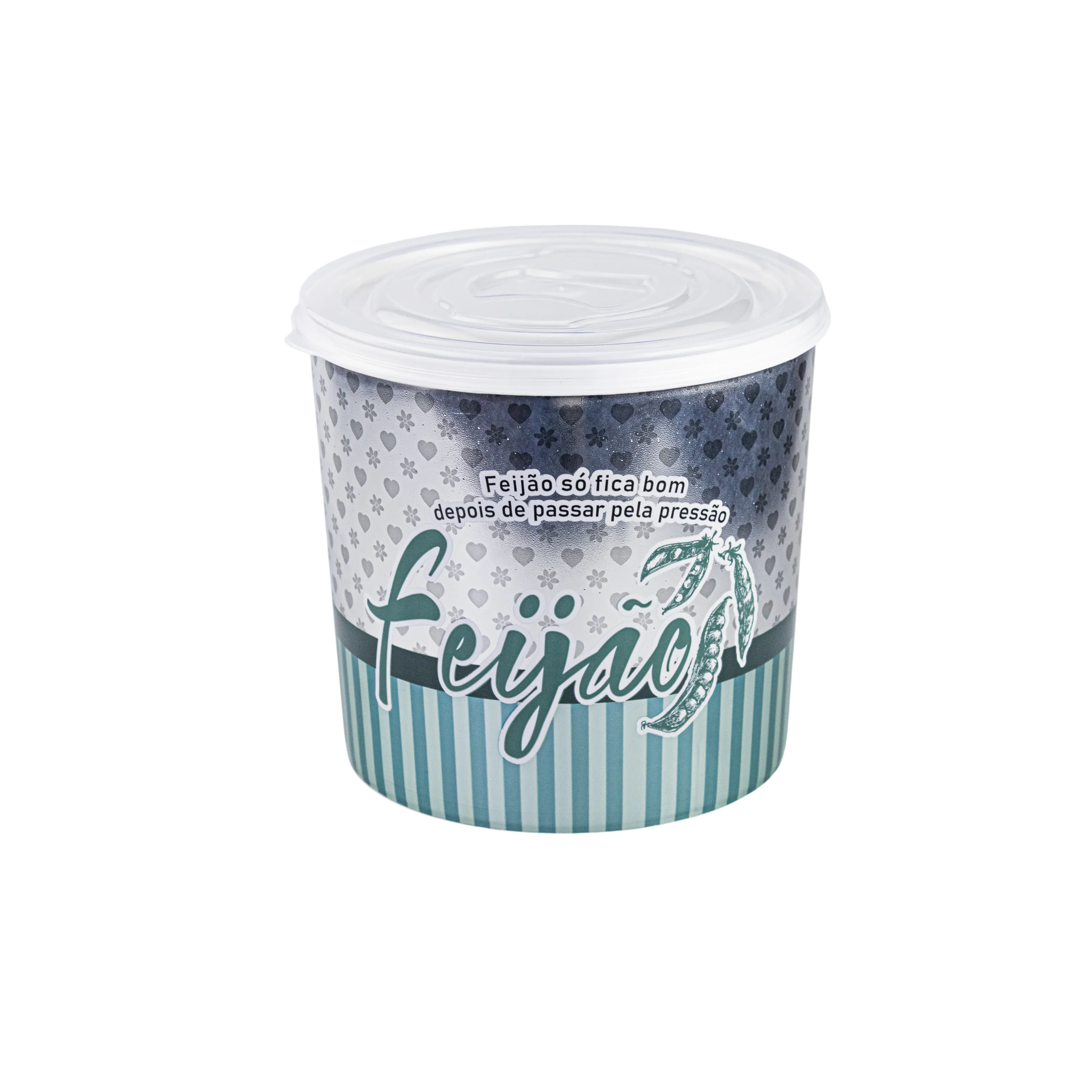 POTE 2L DECORADO CHARME - FEIJÃO
