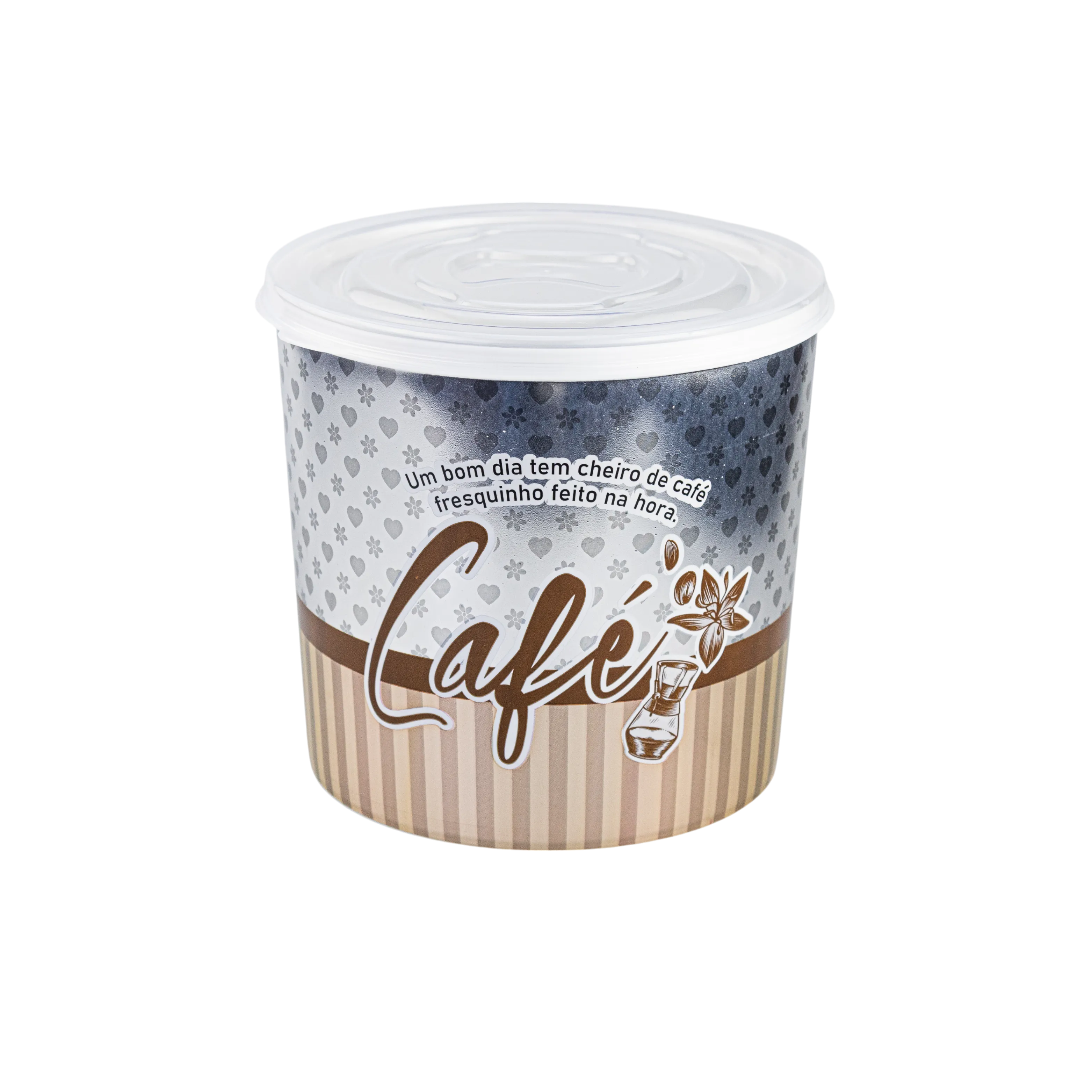 POTE 2L DECORADO CHARME - CAFÉ