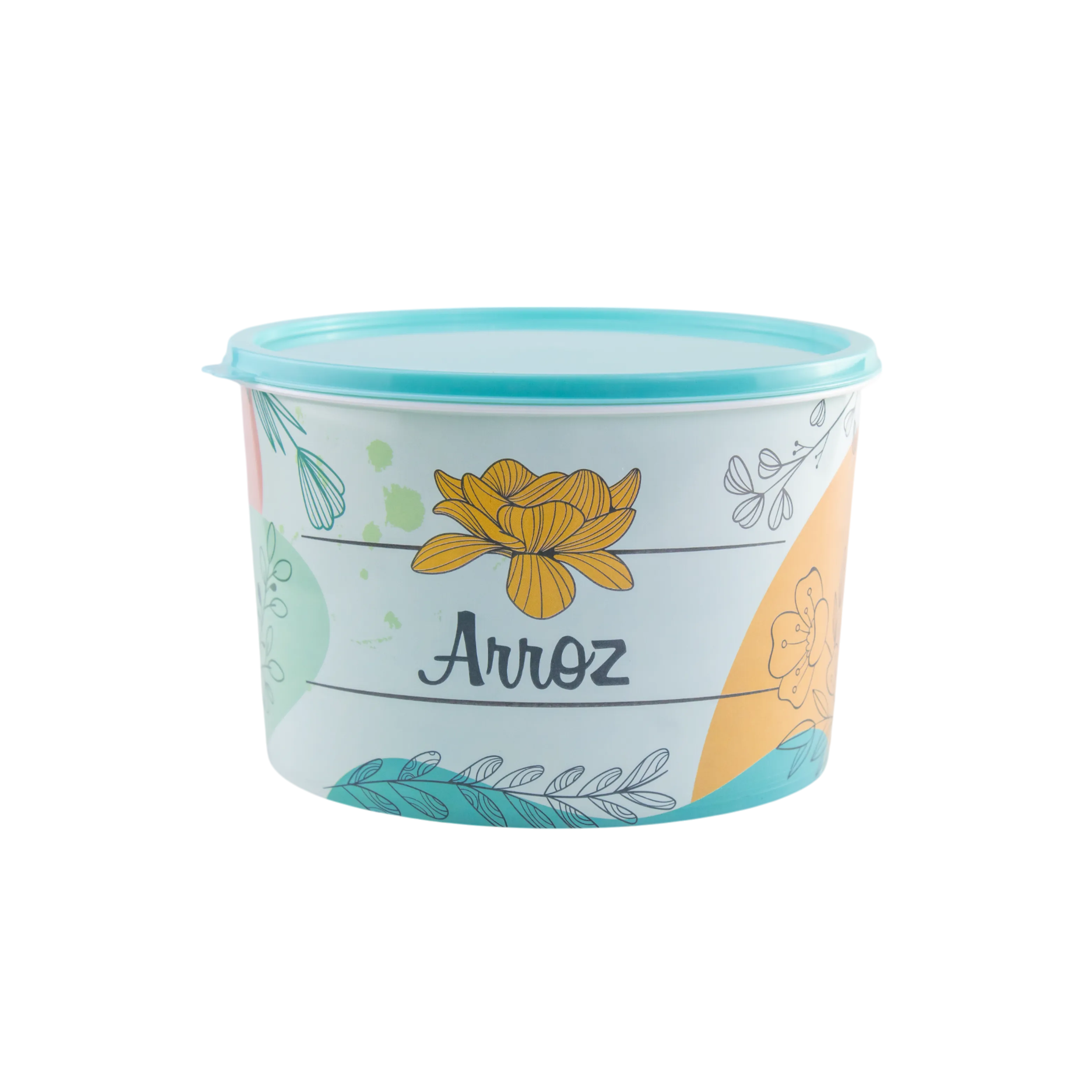 POTE 2L DECORADO FLOR DE LOTUS - ARROZ