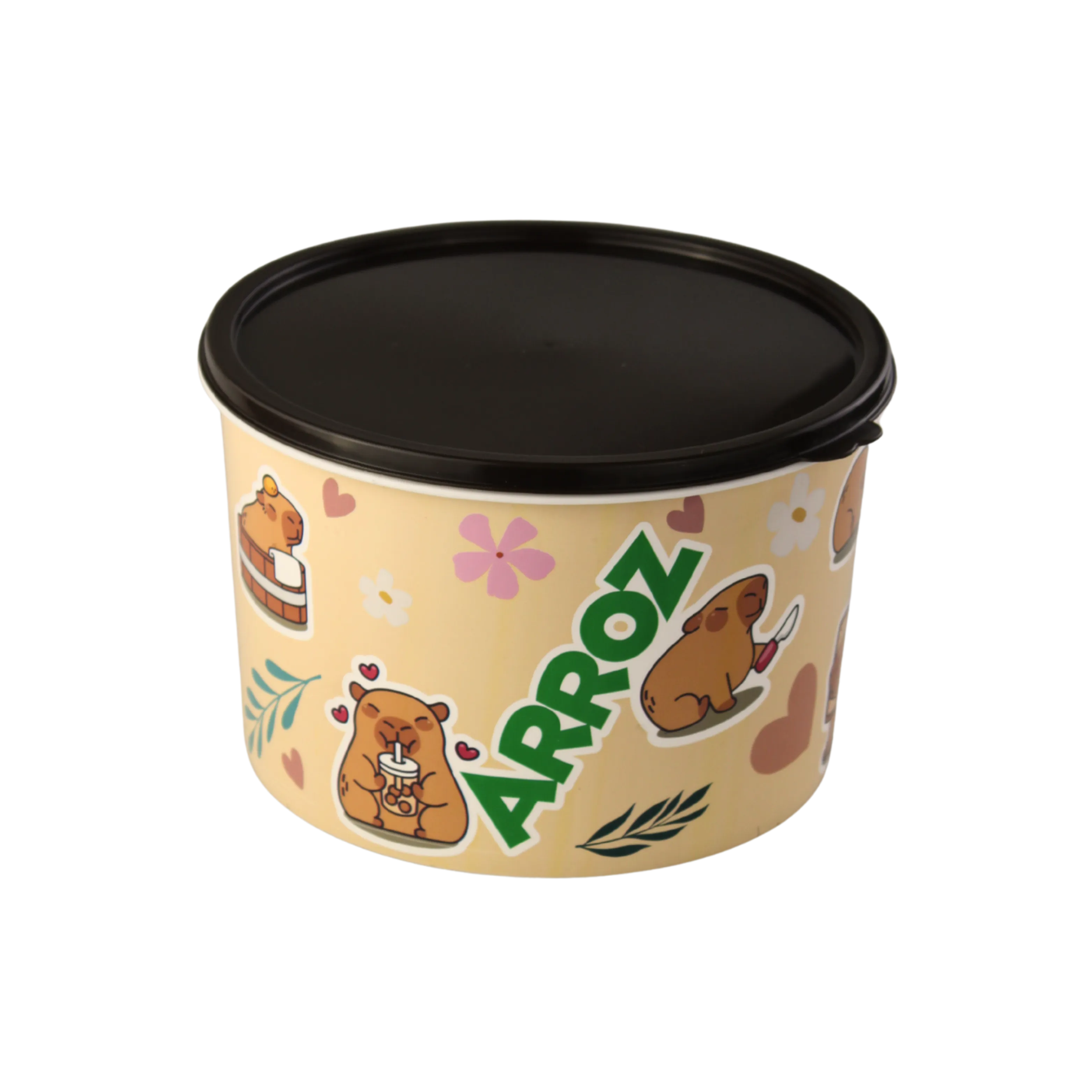 POTE 2L DECORADO CAPIVARA - ARROZ