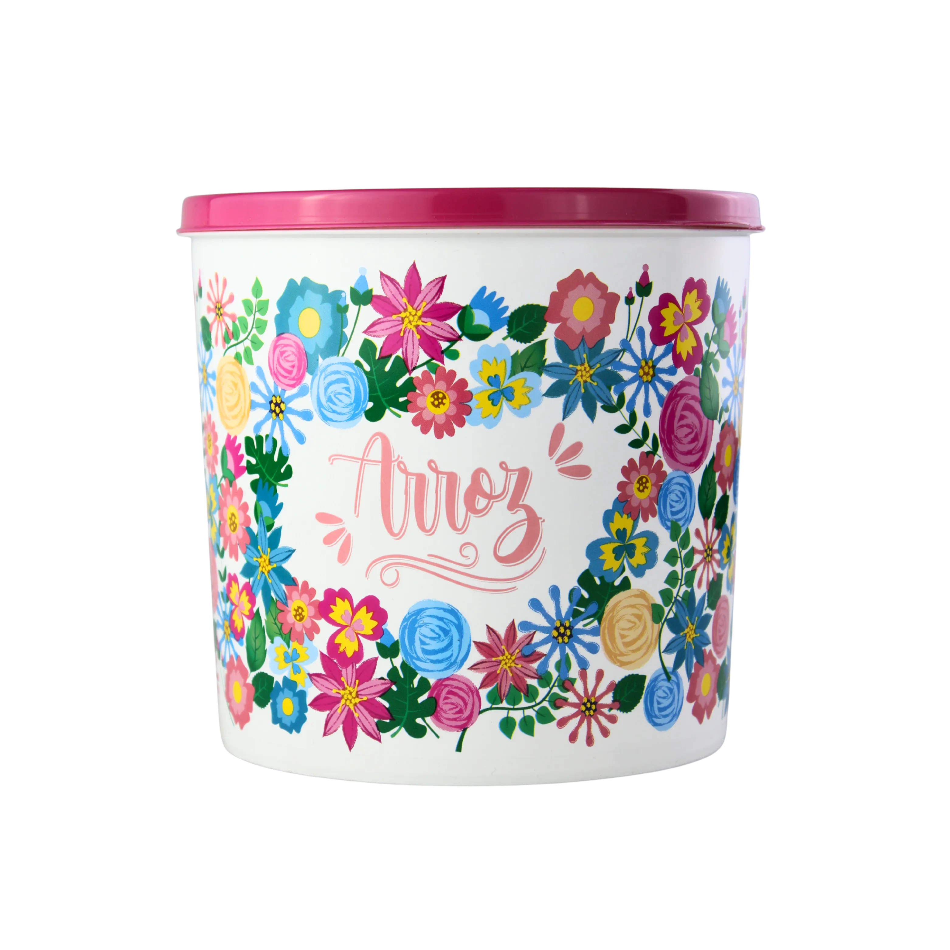 POTE 2L DECORADO PRIMAVERA - ARROZ