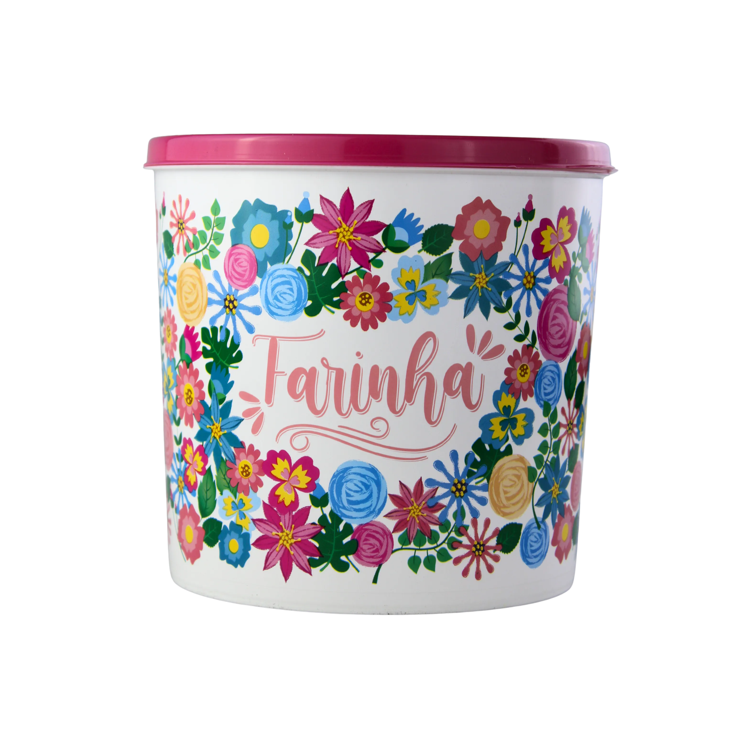 POTE 2L DECORADO PRIMAVERA - FARINHA