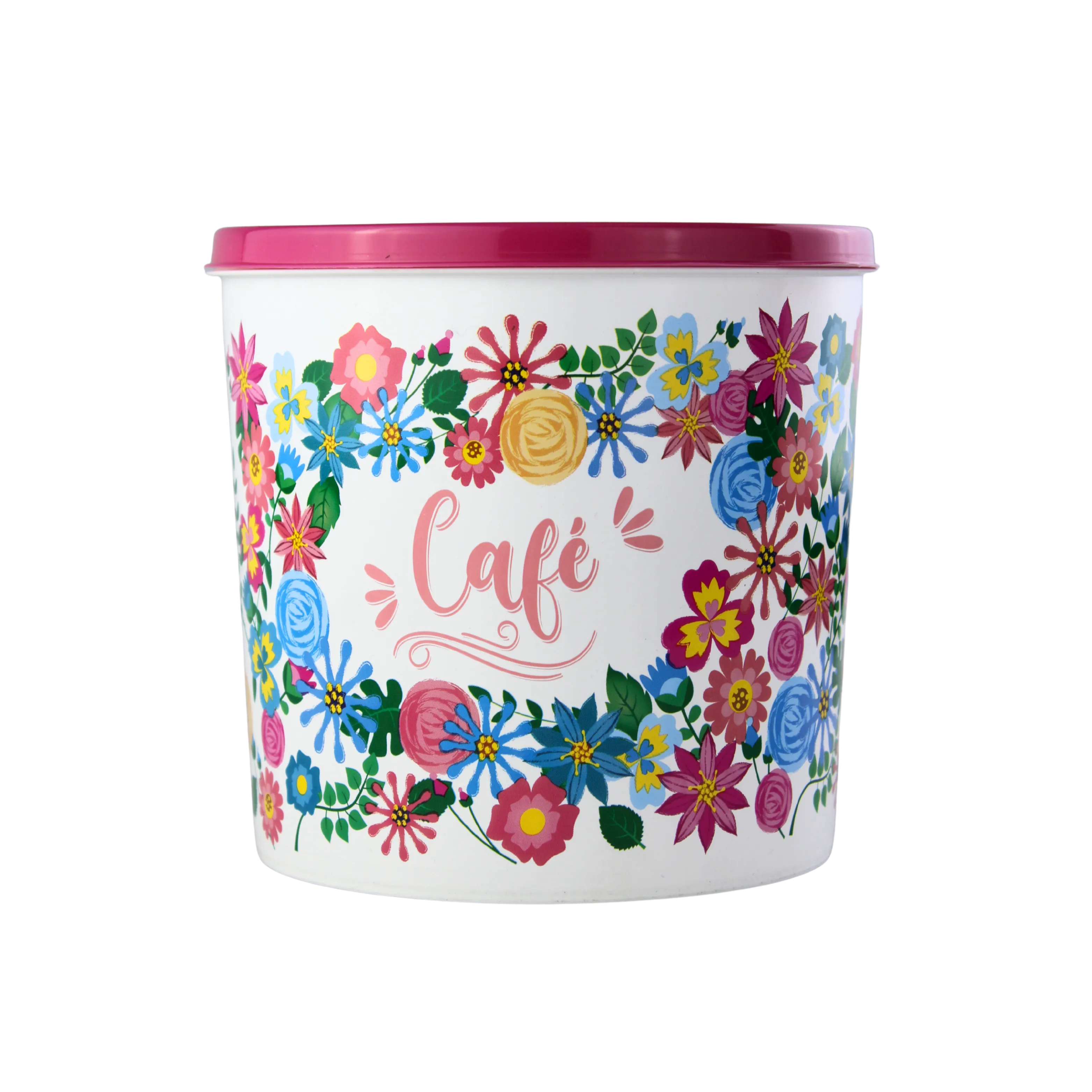 POTE 2L DEcorado PRIMAVERA - CAFÉ