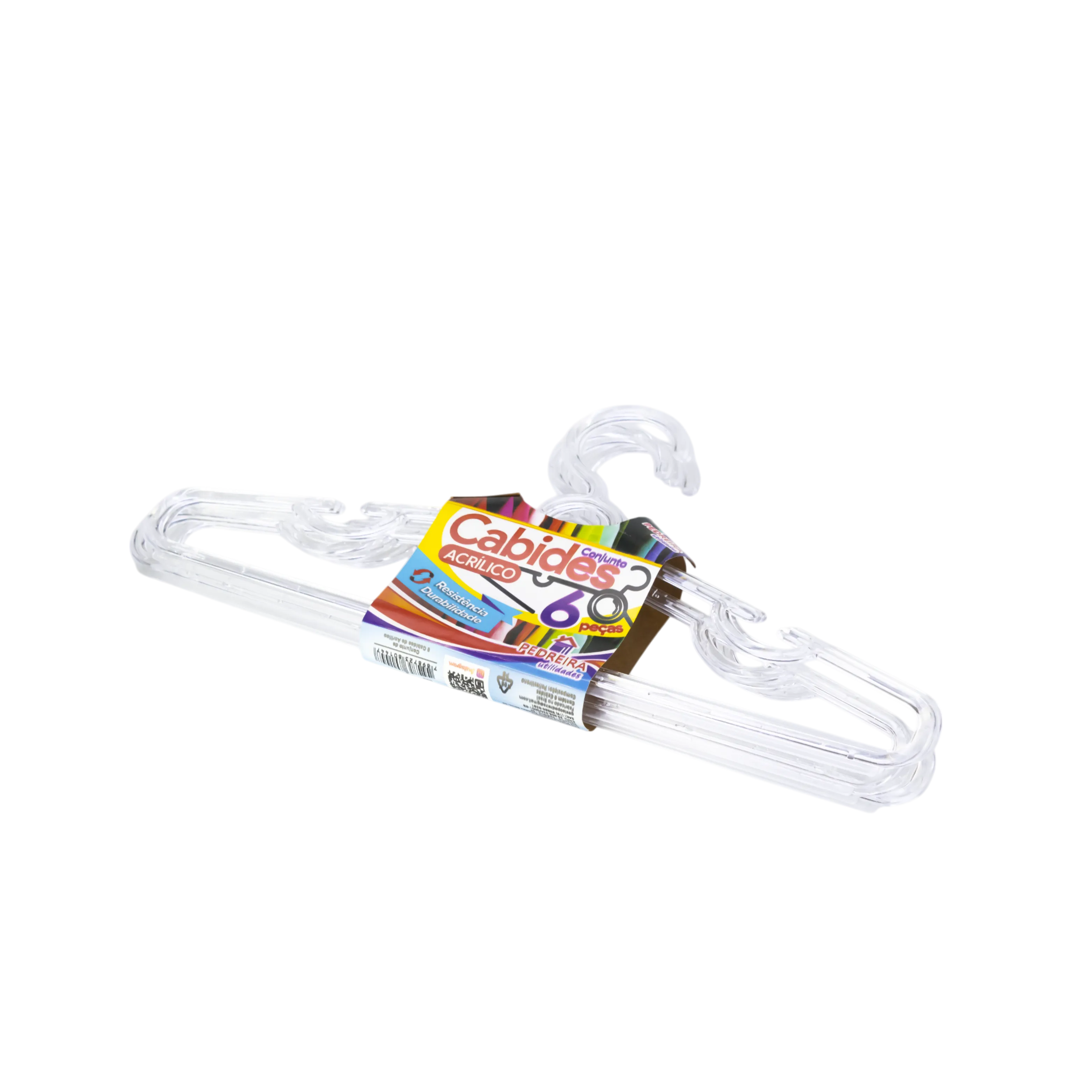 CONJUNTO DE 6 CABIDES ACRÍLICO