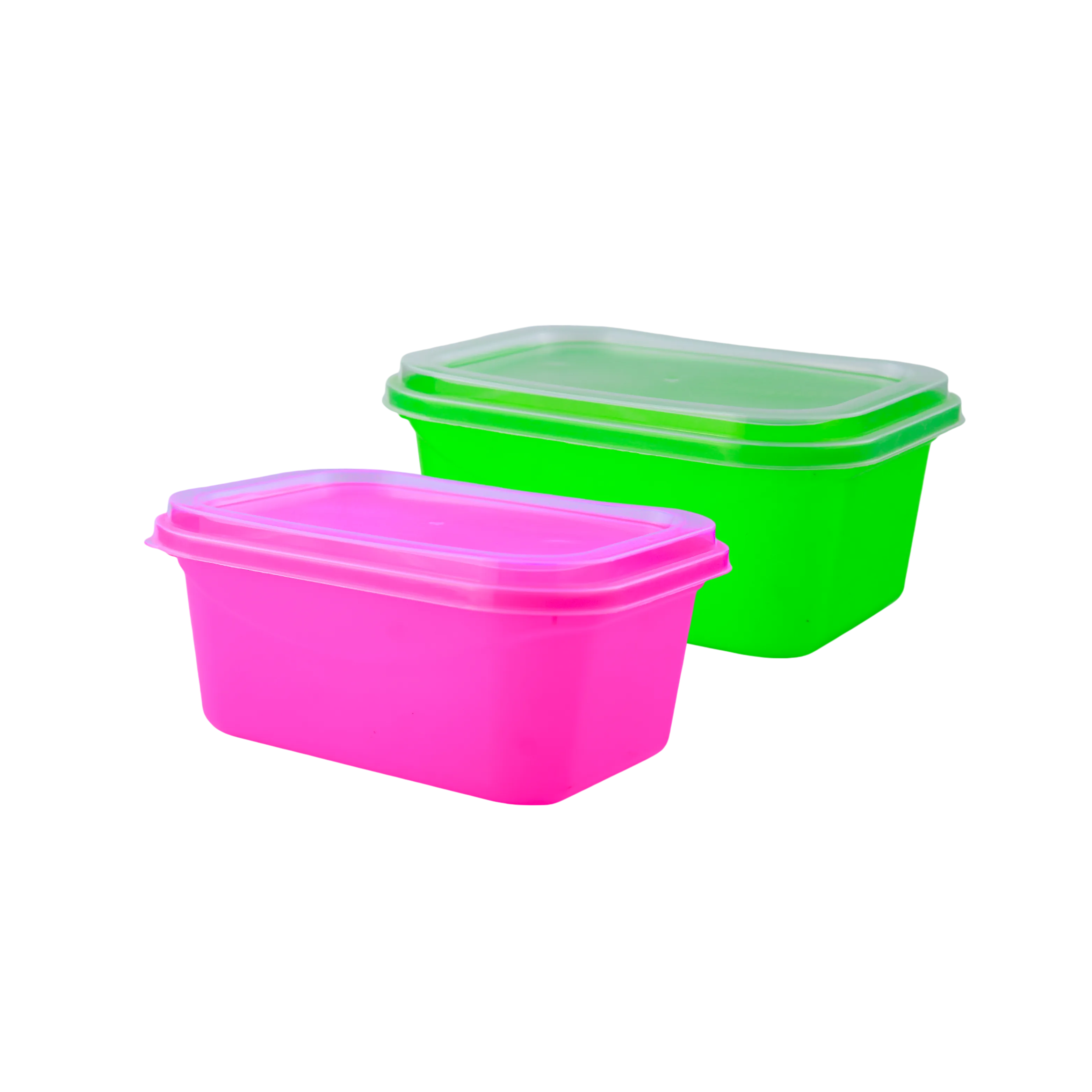 POTE RETANGULAR MULTI USO NEON - 1200 ML